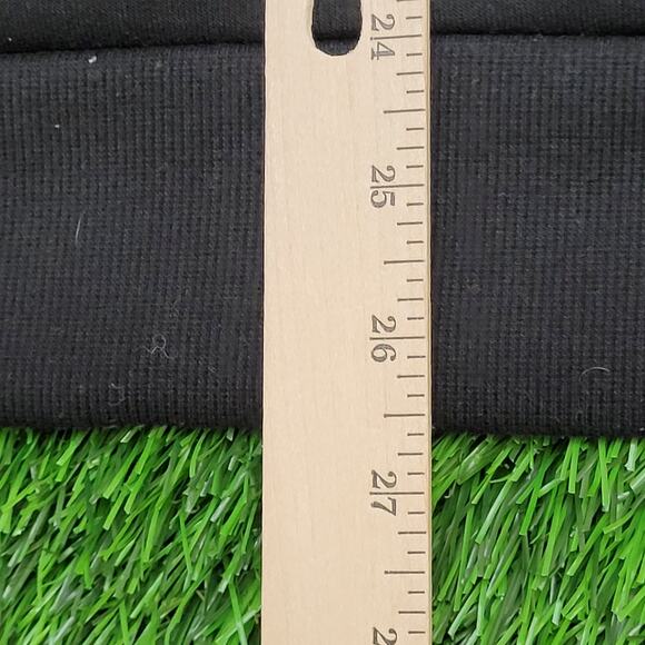 Peace Sign Hoodie Large 22x26 Embroidered Black - Picture 11 of 14